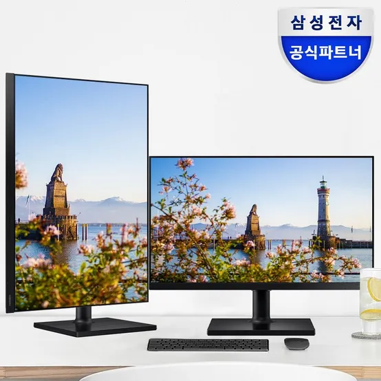 삼성전자 F27T450 68.6cm(27인치) 27인치 피봇 모니터 IPS 75Hz 스피커내장