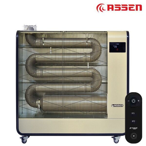 아쎈 [화레이] 아쎈 원적외선 튜브히터 특대형 AT-23000B /231㎡ 돈풍기 곱창난로 등유 석유 업소용 산업용 공업용 난방