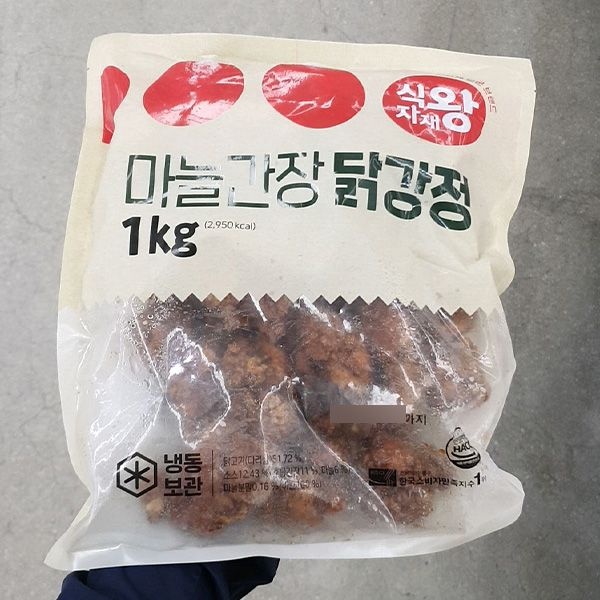 식자재왕 닭강정 마늘간장 1kg