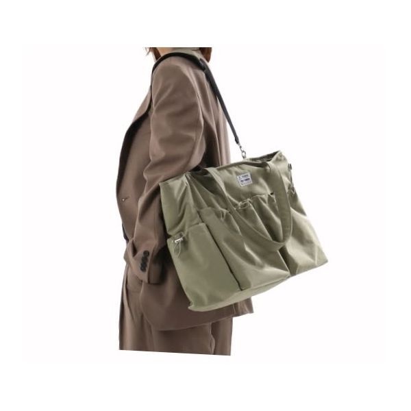 COZYCOMMA 17포켓의 나일론 보부상가방_코지백 [샌드카키] CCSHCB006 304123 [매장상품]