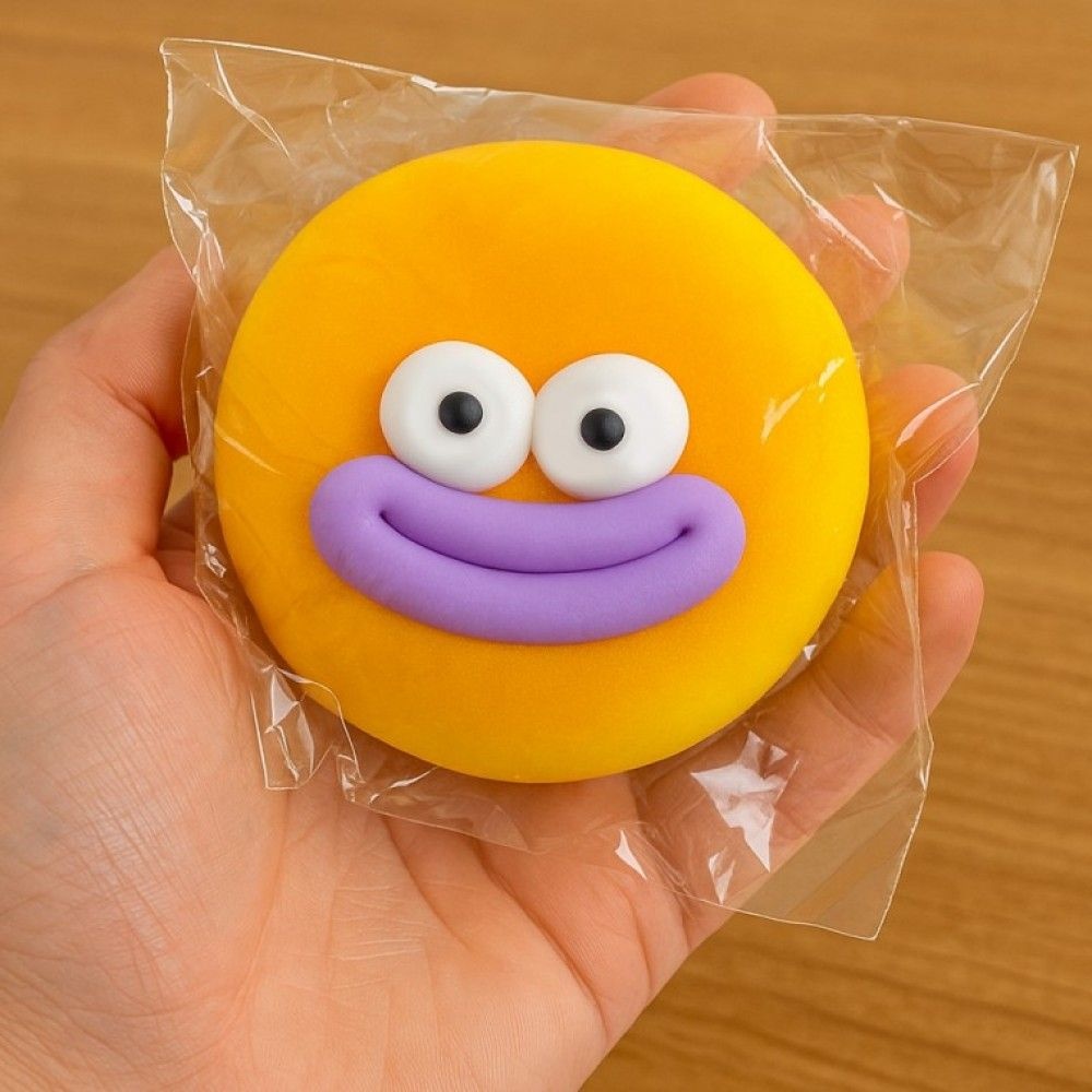 촉감놀이 소형 스퀴시 치즈빵 스트레스볼 말랑이장난감 12p