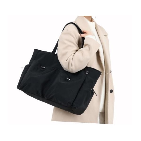 COZYCOMMA 17포켓의 나일론 보부상가방_코지백 [블랙] CCSHCB002 304117 [매장상품]