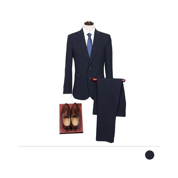 [모던브릭] 레호 네이비 슬림핏 싱글 수트(봄가을)