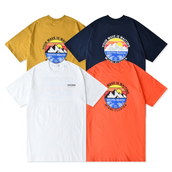[핫코드] 국내생산 사우스 비치 반팔티 4컬러 DR15