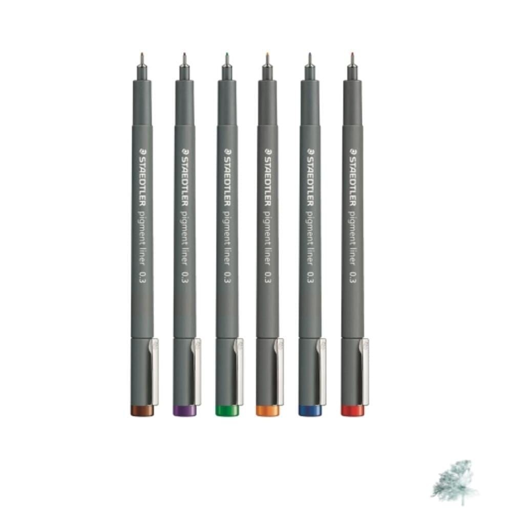 별봄샤인 피그먼트 라이너 308 1.2MM 10개입 라인펜 스테들러피그먼트라이너1.2 라이너펜