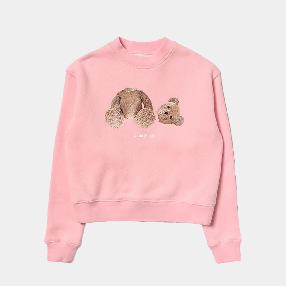 PALM ANGELS 팜엔젤스 키즈 킬더베어 크루넥 맨투맨 핑크브라운 PGBA002F21FLE001 3060