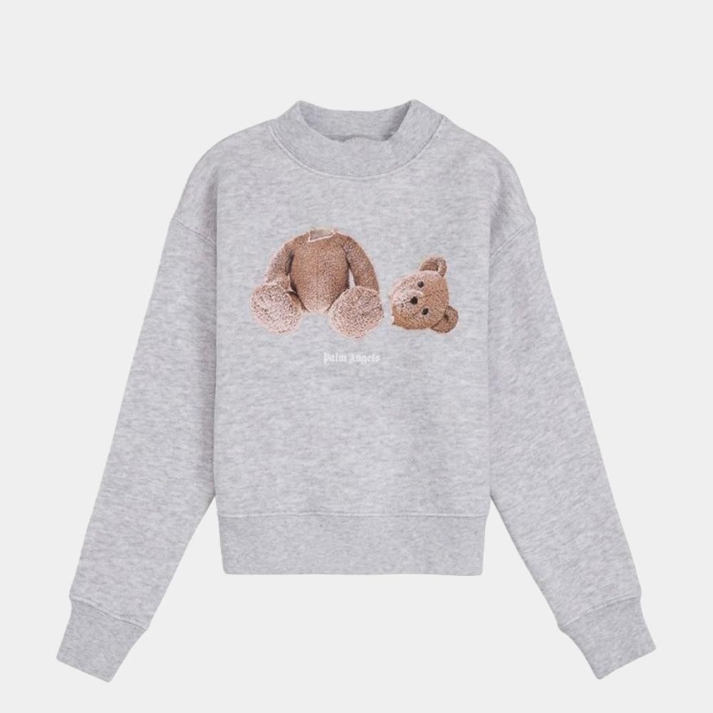 PALM ANGELS 팜엔젤스 키즈 킬더베어 크루넥 맨투맨 미디엄그레이 PGBA002F21FLE001 0660