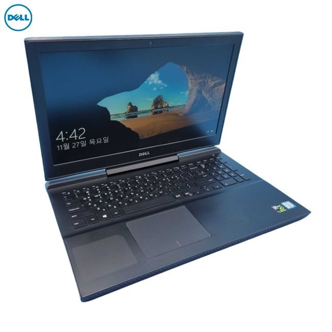 [리퍼 중고] DELL i7 HQ RAM 16GB GTX 1050Ti 15.6인치 초고화질 게이밍 노트북