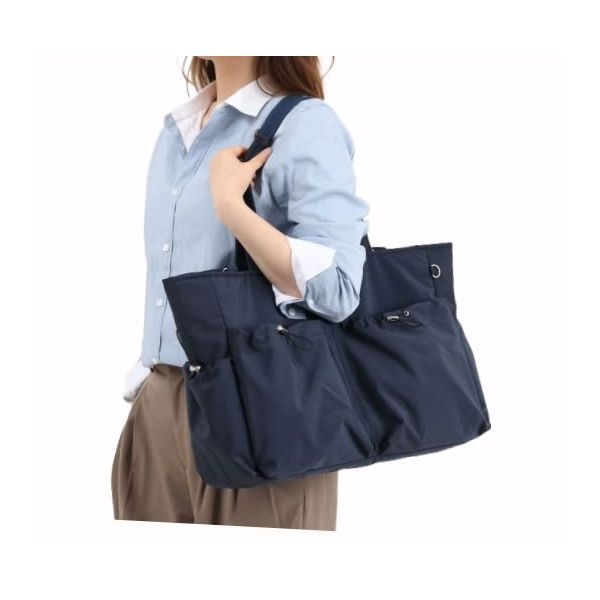 COZYCOMMA 17포켓의 나일론 보부상가방_코지백 [네이비] CCSHCB003 304119 [매장상품]