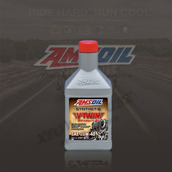 AMSOIL 20W40 Synthetic V-Twin Motorcycle Oil 암스오일 20W40 브이트윈 모터사이클 오일
