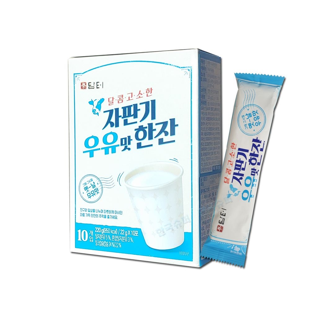 담터 달콤고소한 자판기 우유맛 한잔 10T