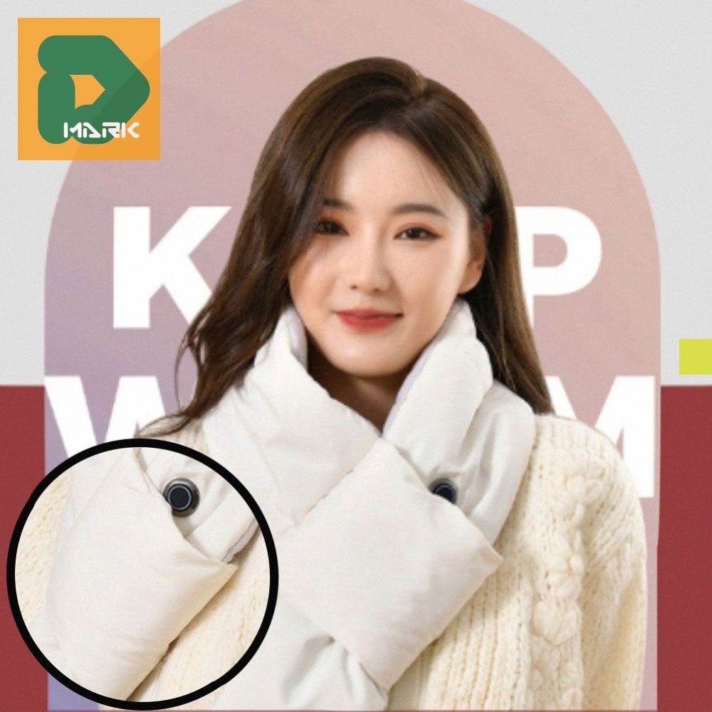엔젤가드 USB 패딩머플러 목도리 겨울 넥워머 작업 스카프 누빔 전기 보온 방한 야외 캠핑 발열 퀼팅 충전식 온열