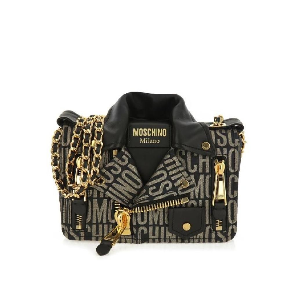 모스키노 Moschino 모노그램 바이커 백 74288269 A1555 TP943978666