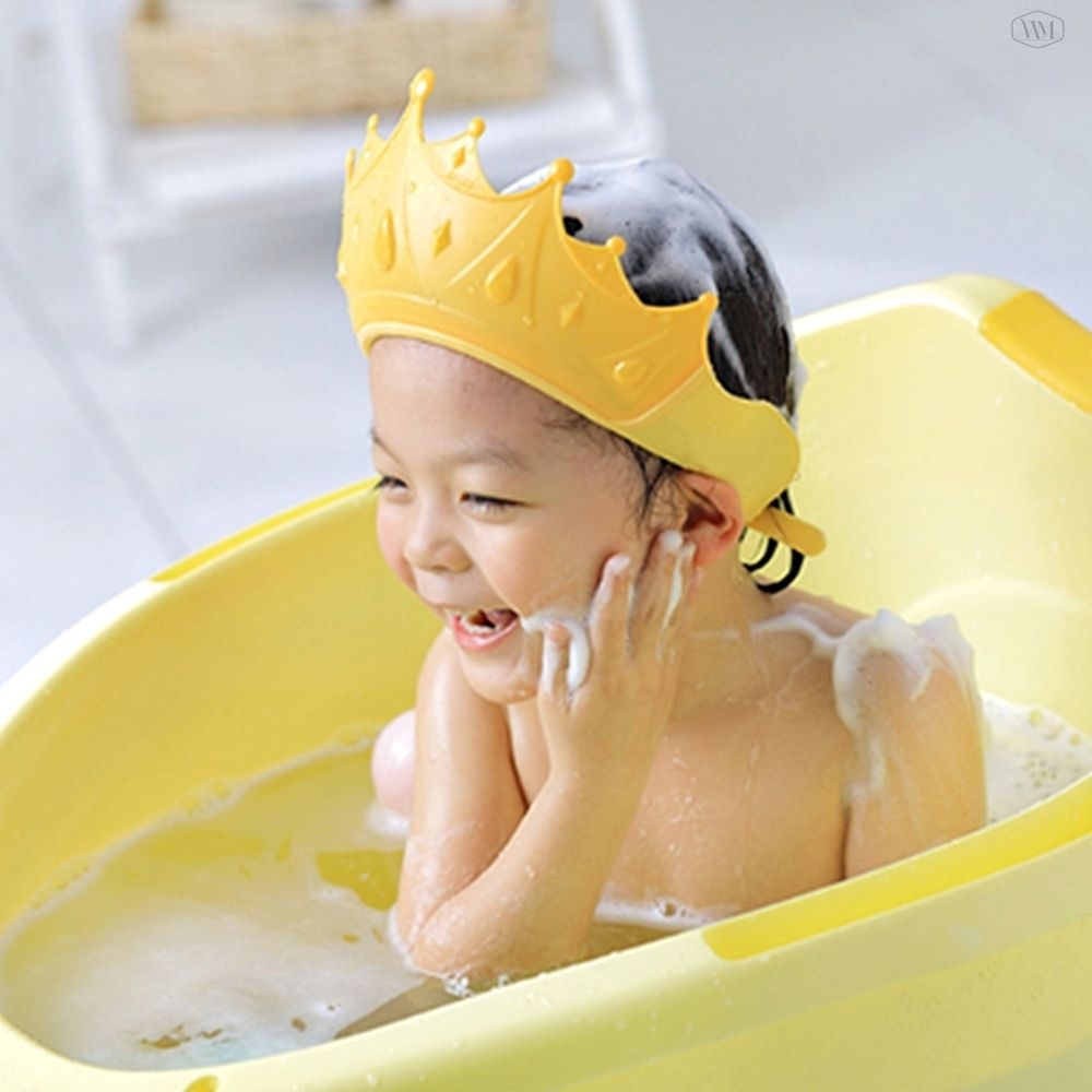 샴푸 모자 유아 목욕 헤어캡 아기 머리 감기기 귀마개 키즈용