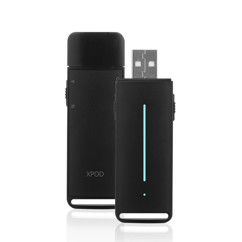 XPOD 초소형 USB 휴대용 LED 녹음기 64GB 고용량 보이스레코더 어학강의 학습용 회의용 V202