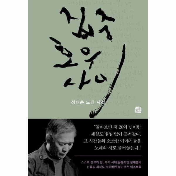 호밀밭(주) [북스토어] 집중호우 사이 - 정태춘 노래 시집