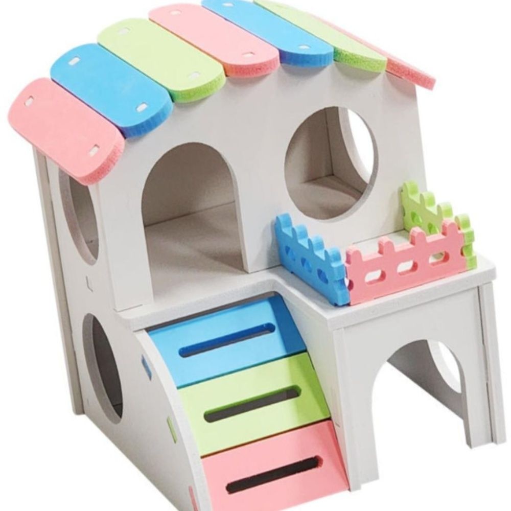 SDG협력사 상도경몰 햄스터 하우스 놀이터 소동물 조립 햄스터용품 햄스터집꾸미기 햄스터사다리