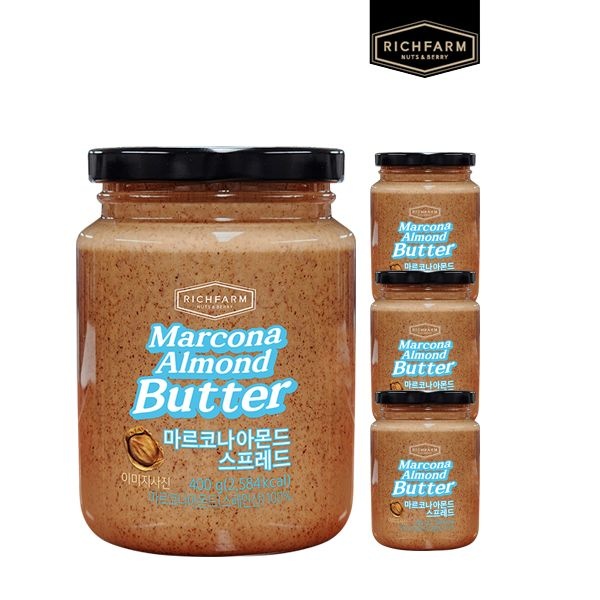 [롯데백화점] 리치팜너트 [리치팜너트]마르코나아몬드스프레드 400gx4통