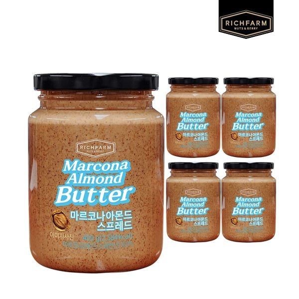 [롯데백화점] 리치팜너트 [리치팜너트]마르코나아몬드스프레드 400gx5통