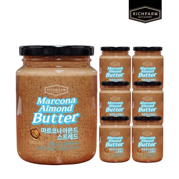 [롯데백화점] 리치팜너트 [리치팜너트]마르코나아몬드스프레드 400gx7통