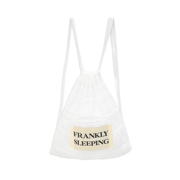 (국내매장정품) FRANKLY 레이스 스트링 백, 화이트 Frankly Sleeping String Bag, White 102765