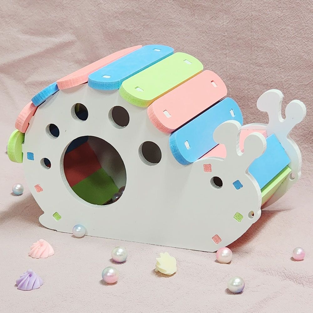 수입 조립 소동물 달팽이 모양 집