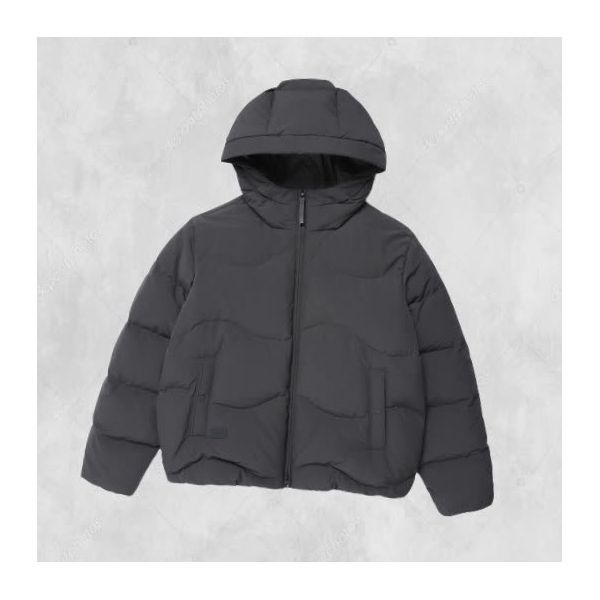 내셔널지오그래픽 N254WDW970 여성 물결 퀼팅 덕점퍼 GREY 279056 FE5648192-E2B