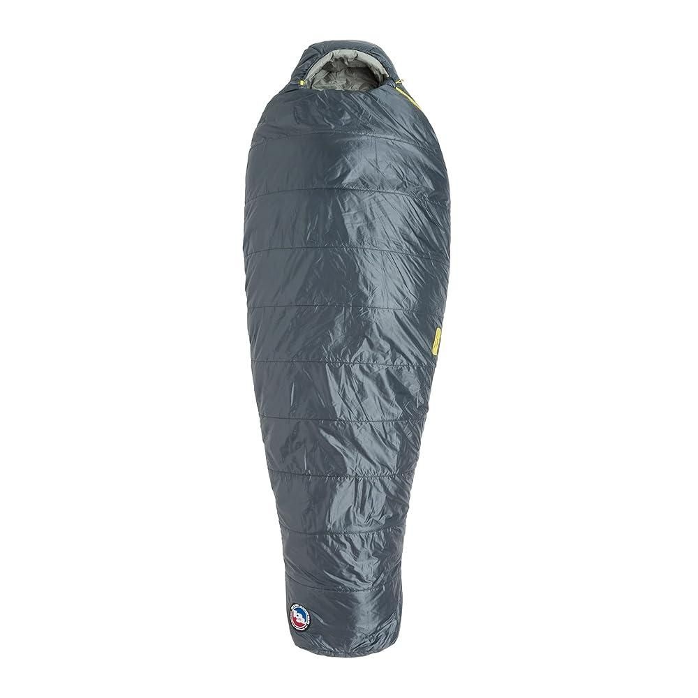 Big Agnes [해외] Big Agnes, Anthracite 침낭, 30도, (FireLine Pro Recycled), 슬레이트, 레귤러, 왼쪽 지퍼