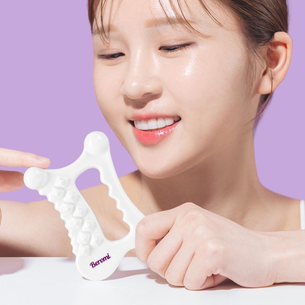 괄사 마사지 얼굴 마사지기 림프순환 세라믹 경락 승모근 도자기 바디괄사
