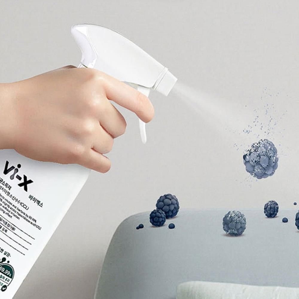 다모아만물상 국산 안심소독 및 방역 HOCL 미산성차아염소산수 500ML 리필파우치형 살균소독제 소독액