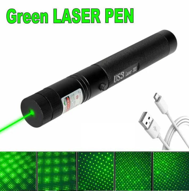 그린색 충전식레이저 포인터303 /고양이놀이/모양라이트