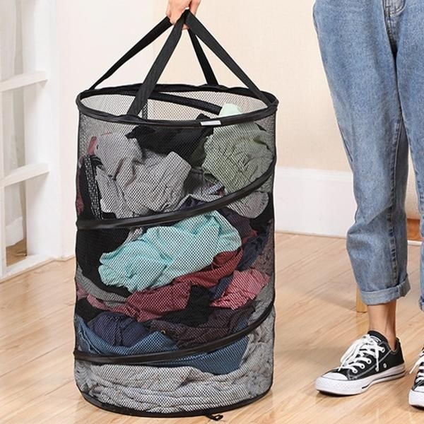 FXW접이식 다용도 메쉬 수납망 빨래수납 인형보관