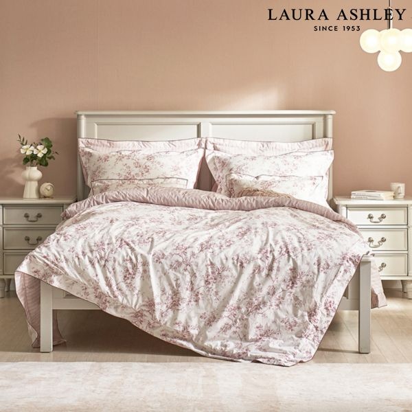 [롯데백화점] 로라애슐리 자스민 바이오워싱 광폭 60수 고밀도 차렵이불 Q 200x230 R11E3JSA24 GN LE1220020813