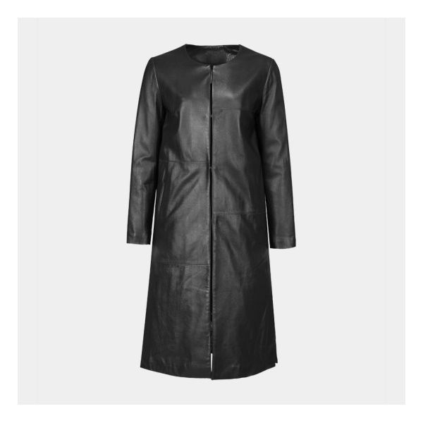 로르서울 신비최초가420,000시그니처 슬림핏 램스킨 롱코트_KSCT250701 664453