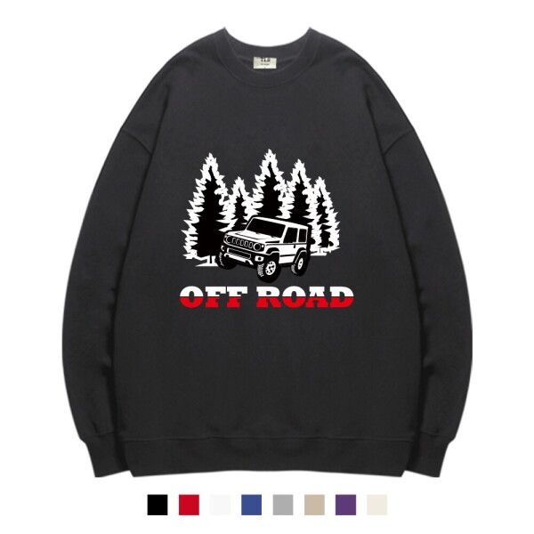 글래드블리스 [글래드블리스] 남여공용 오프로드 특양면 오버핏 맨투맨 티셔츠