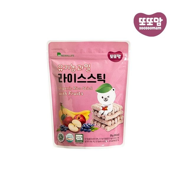 또또맘 유기농 과일 라이스스틱 (20G)