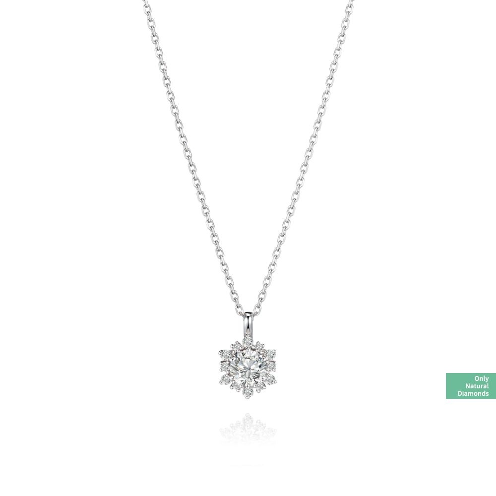 [롯데백화점] 엠디루사 Alight 얼라이트 0.3ct 목걸이 (NZAO030) LE1220585136