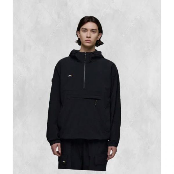 [NATIONALGEOGRAPHIC]내셔널지오그래픽 N243UFT930 아르켈론 우븐 스트레치 후드 아노락 CAR본 BLACK 228526 FE4322542-E2B