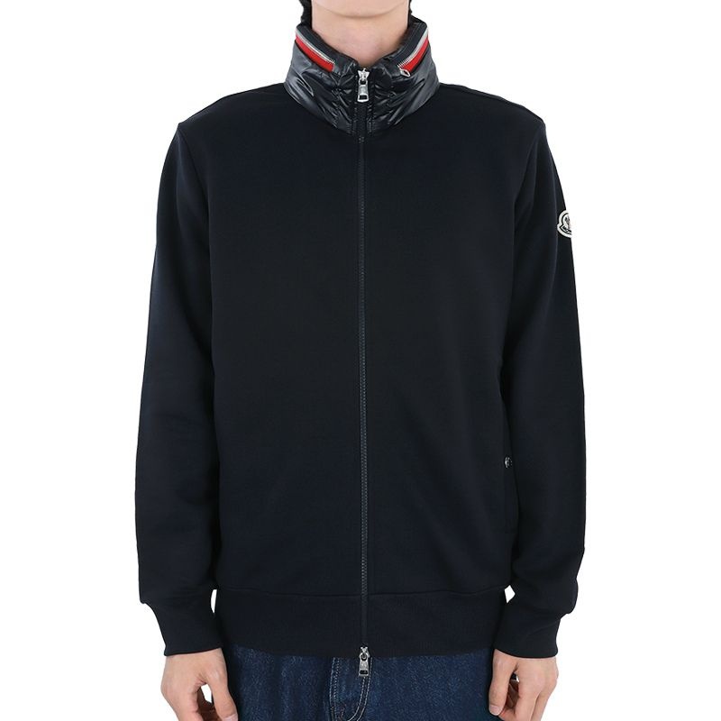 몽클레르 (현대Hmall) [몽클레어] 23 F/W 남성 와펜 패치 하이넥 집업 자켓(네이비) 8G00037 89A5W 778