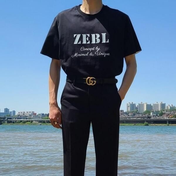 제로블라썸/해당없음 [제로블라썸] 컨셉 로고 티셔츠 (BLACK) (5612747)