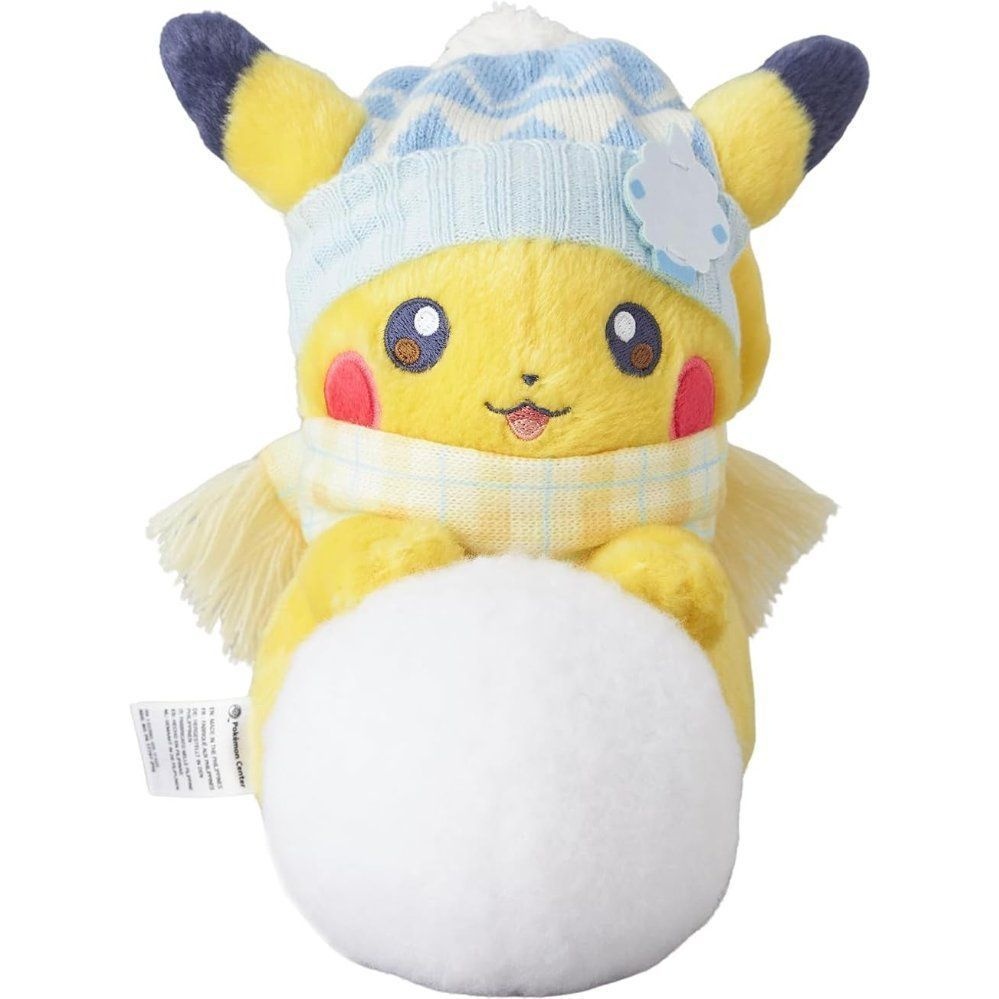 [해외] 포켓몬 센터 피카츄 눈놀이 오리지널 봉제 인형