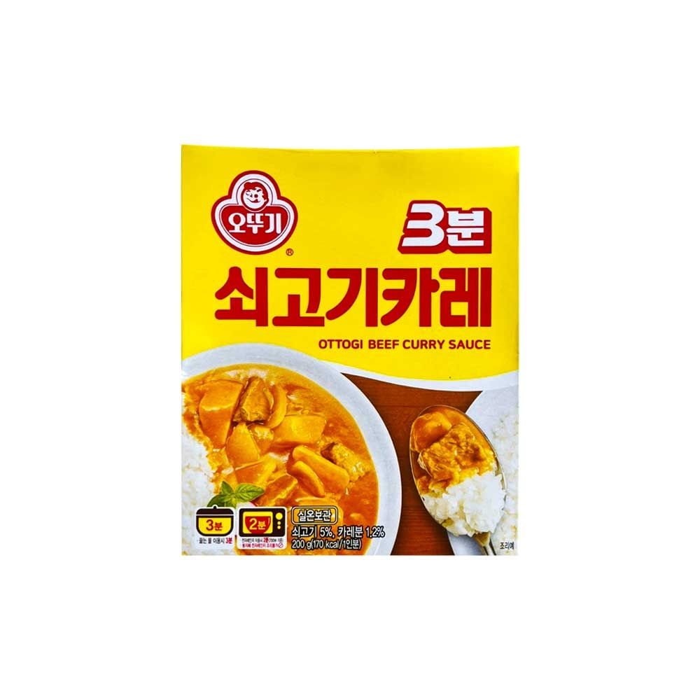 오뚜기 3분 쇠고기 카레 200g x 24개