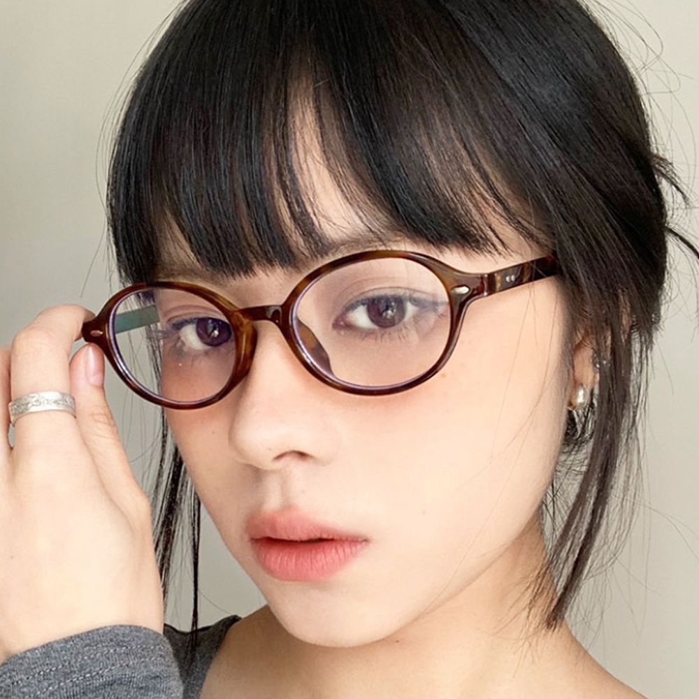 중국OEM 튜므르 백치미 여성 패션 뿔테 안경테