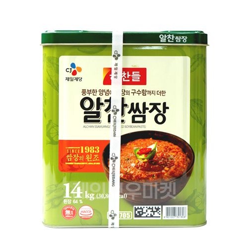 [롯데백화점]  [CJ] 해찬들 알찬쌈장 14kg