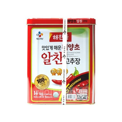 [롯데백화점]  [CJ] 해찬들 태양초 알찬고추장 14kg 업소용 LE1215651184