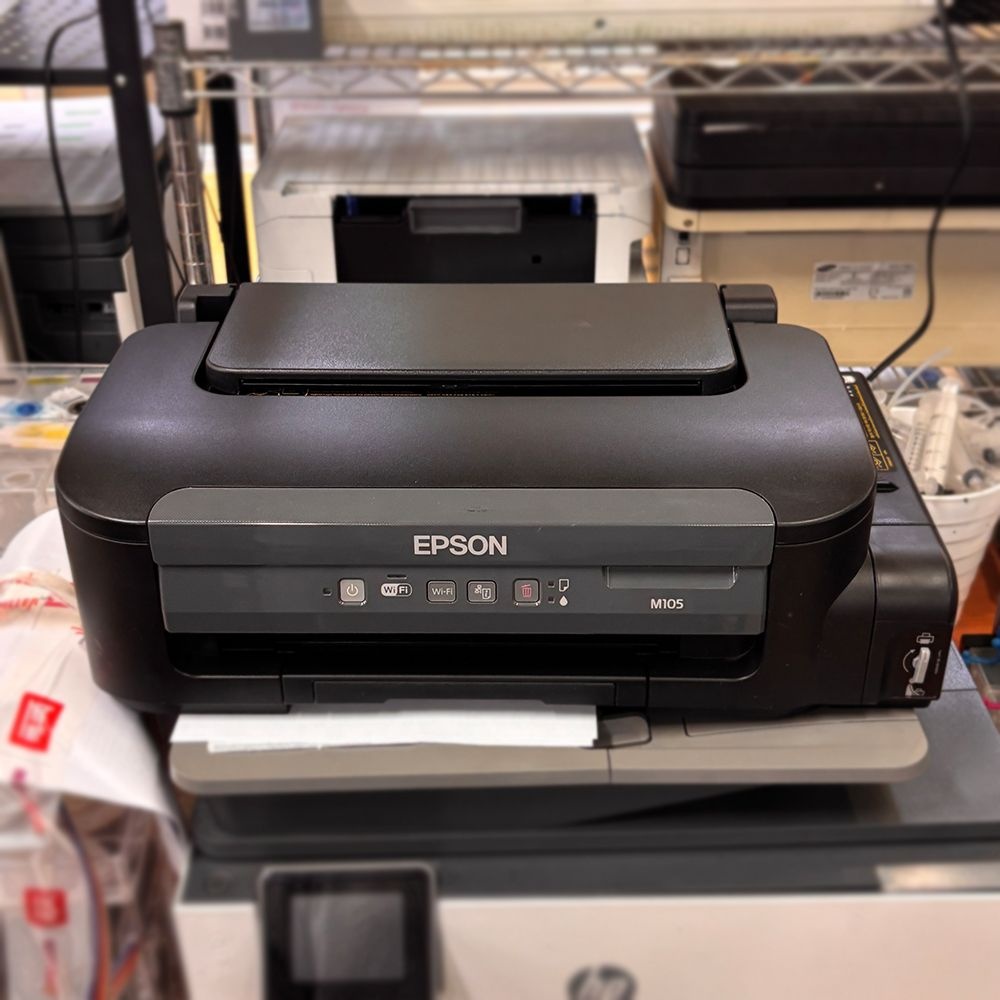 [중고리퍼] 엡손 M105 흑백잉크젯 무한프린터