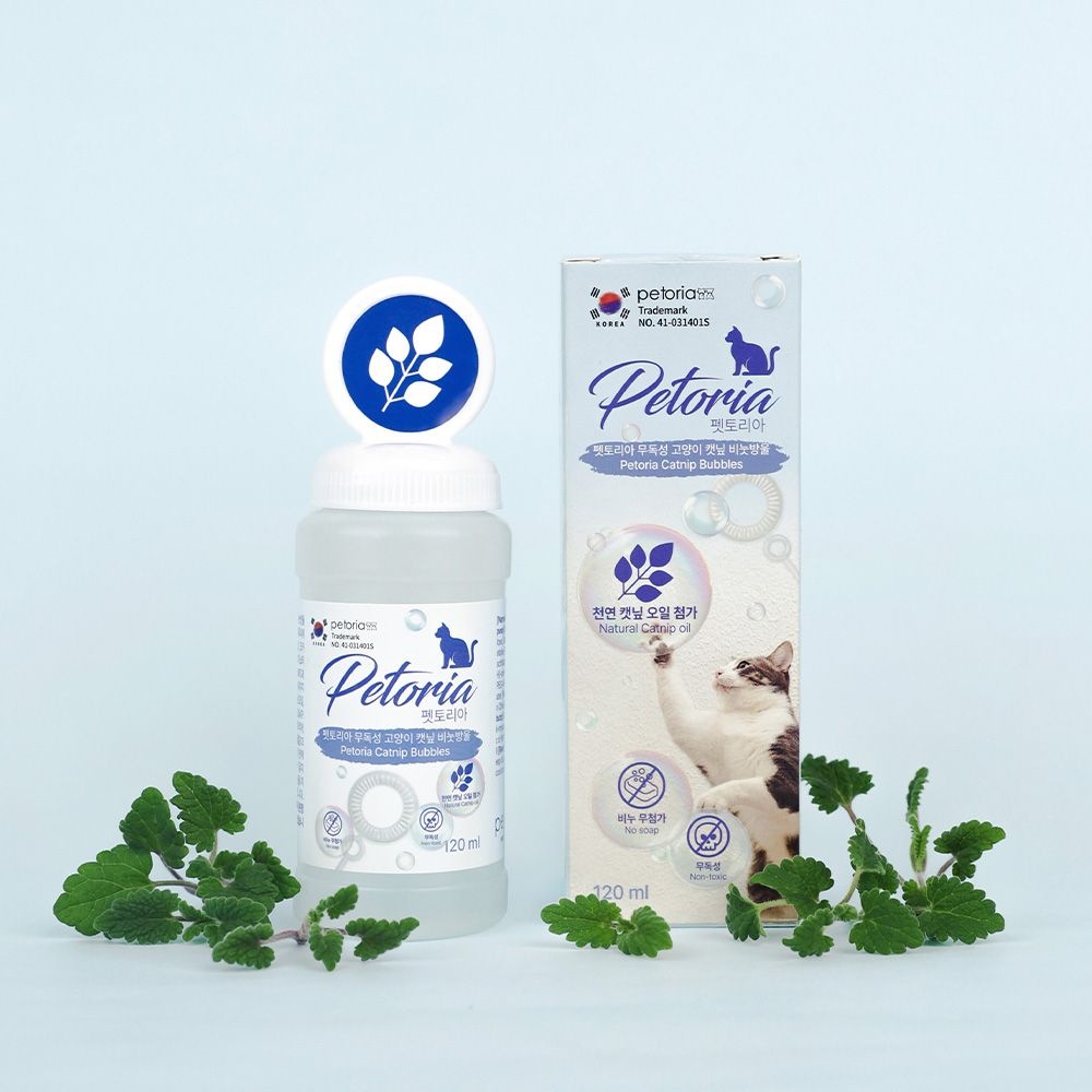 Q.M.P.P CO.LTD 펫토리아 고양이 캣닢 비눗방울 120ml