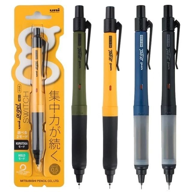 미쓰비시연필 한국판매(주) 유니 쿠로토가 엔진-홀드기능 0.5 샤프-알파겔 스위치