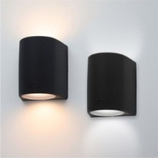 상품상세참조 푸마갈리 마르타 2등 외부 벽등 LED GX53 램프 MARTA 160-2L 블랙 방수 조명 자재