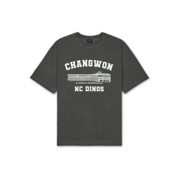 KBO MSS 한국야구위원회 볼파크 반소매 티셔츠 차콜그레이 [창원 NC 다이노스] 7998566